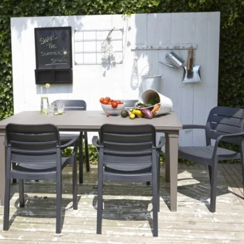 Allibert baštenska stolica Tisara, grafit-2 Allibert baštenska stolica Tisara, grafit-2